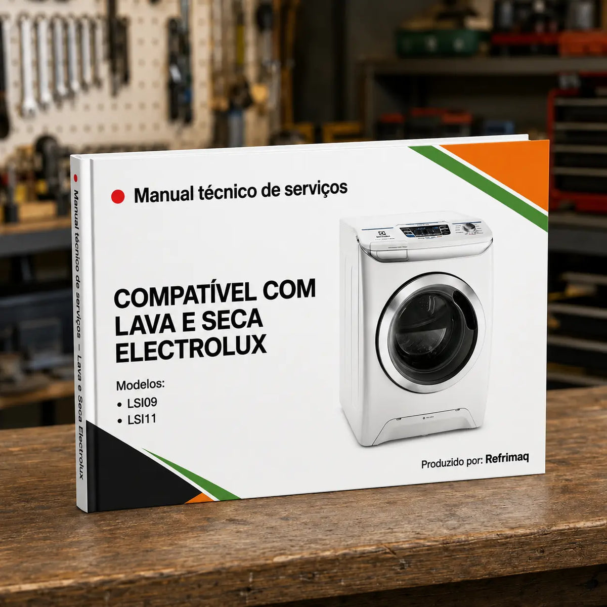Capa do Manual Técnico de Serviços — Electrolux LSI09 · LSI11 — arquivo digital em PDF — modelos LSI09, LSI11