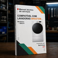 Capa do Manual Técnico de Serviços — Brastemp BNQ10AB · BNQ10AS — arquivo digital em PDF — modelos BNQ10AB, BNQ10AS