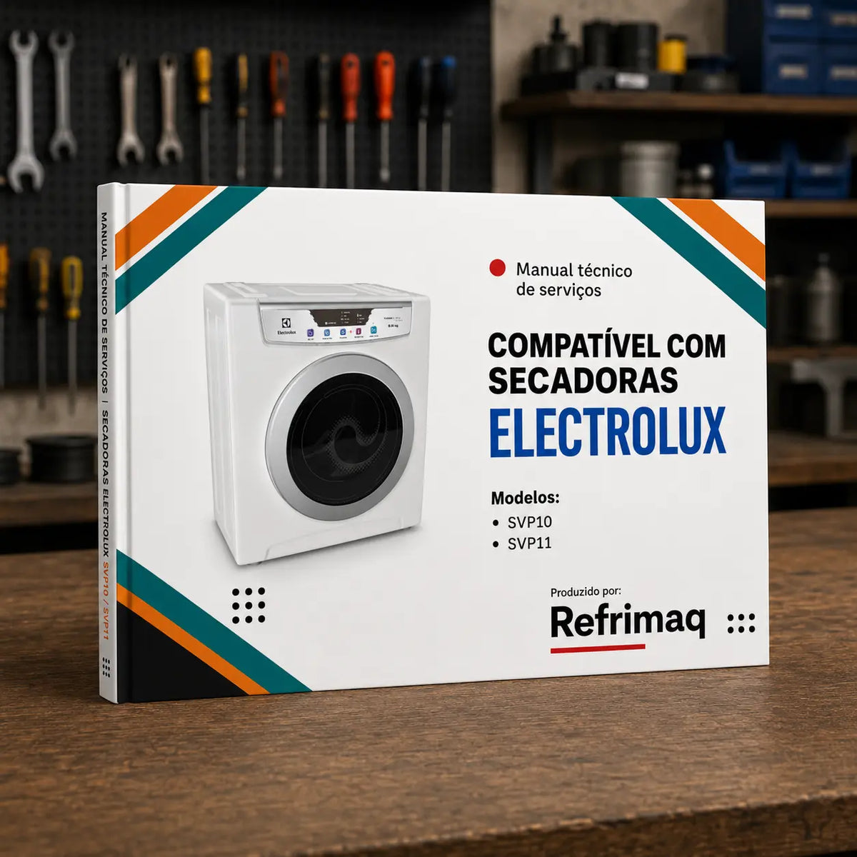 Capa do Manual Técnico de Serviços — Electrolux SVP10 · SVP11 (Secadora) — arquivo digital em PDF — modelos SVP10, SVP11