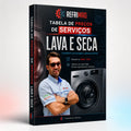 Tabela de Preços — Serviços Lava e Seca 2026/2027
